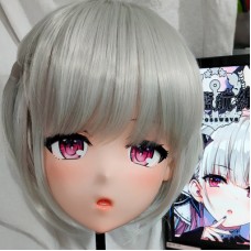 (GLA073)Customize Character'! Female/Girl Resin Full/Half Head With Lock Anime Cosplay Japanese Animego Kigurumi Mask